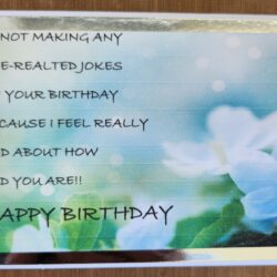 Humorous card