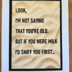 Humorous card