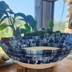 Handmade rope bowl