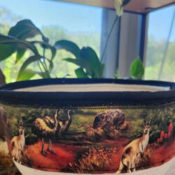Handmade Australian themed bowl